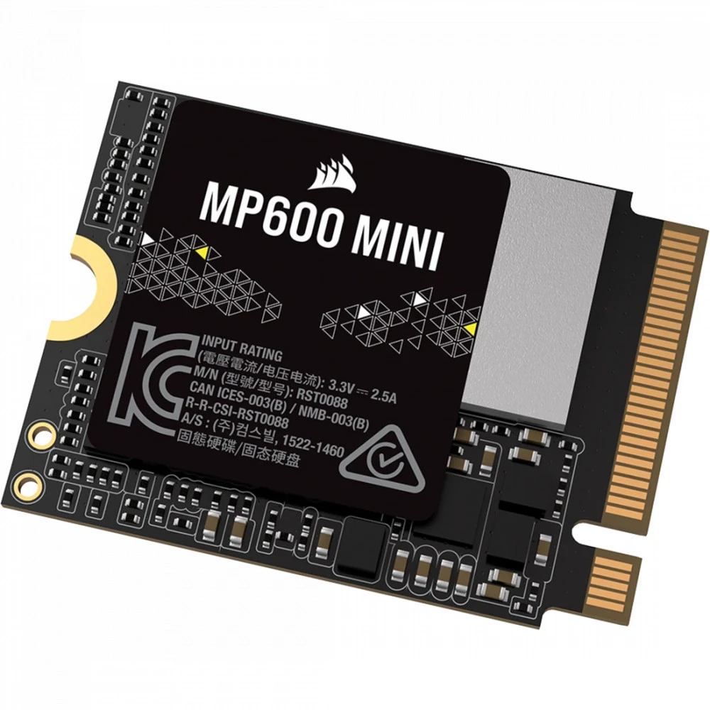 Жесткий диск Corsair MP600 MINI CSSD-F1000GBMP600MNR2 SSD (твердотельные), 1 ТБ, M.2, PCIe