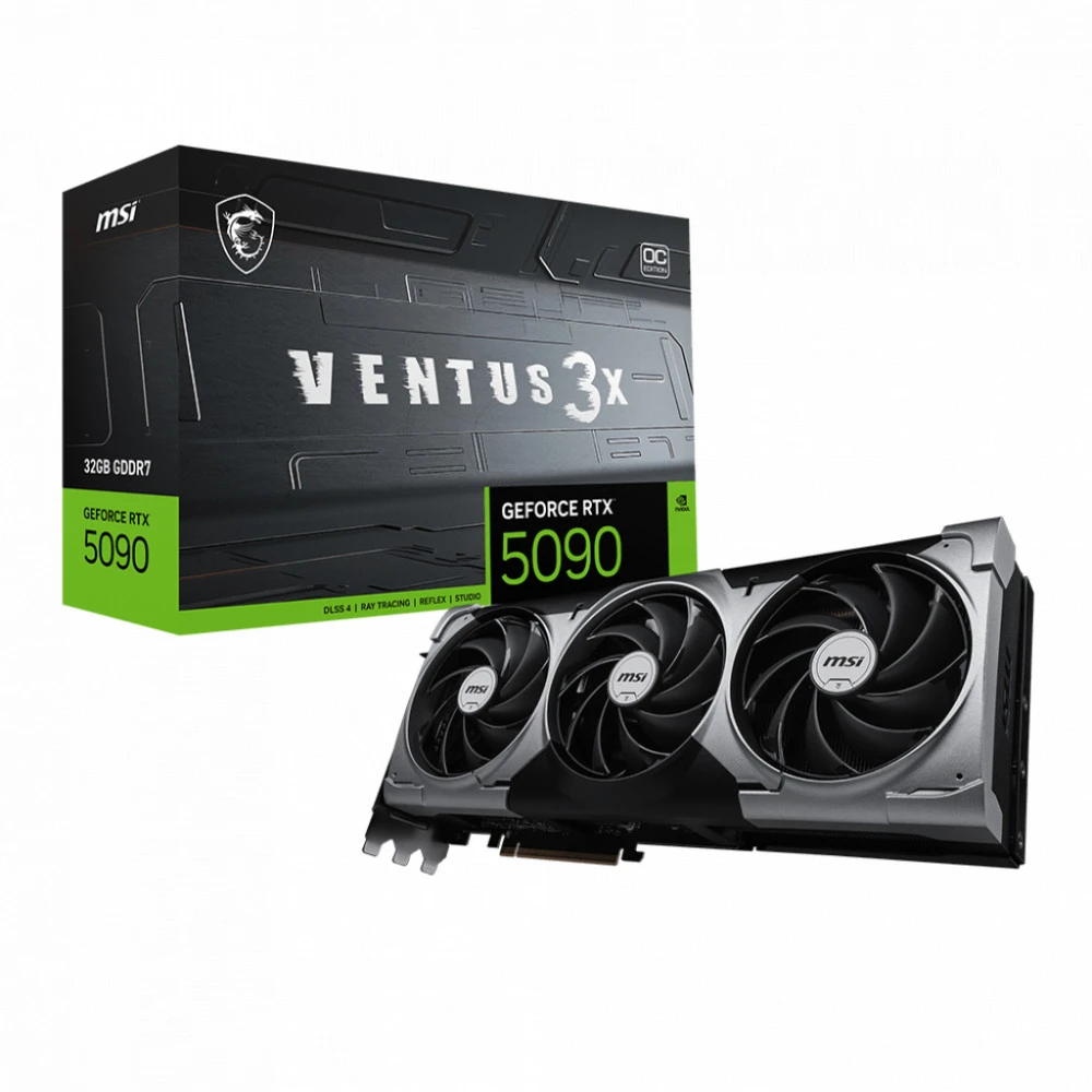 Видеокарта MSI NVIDIA GeForce RTX 5090 32G VENTUS 3X OC 32 ГБ