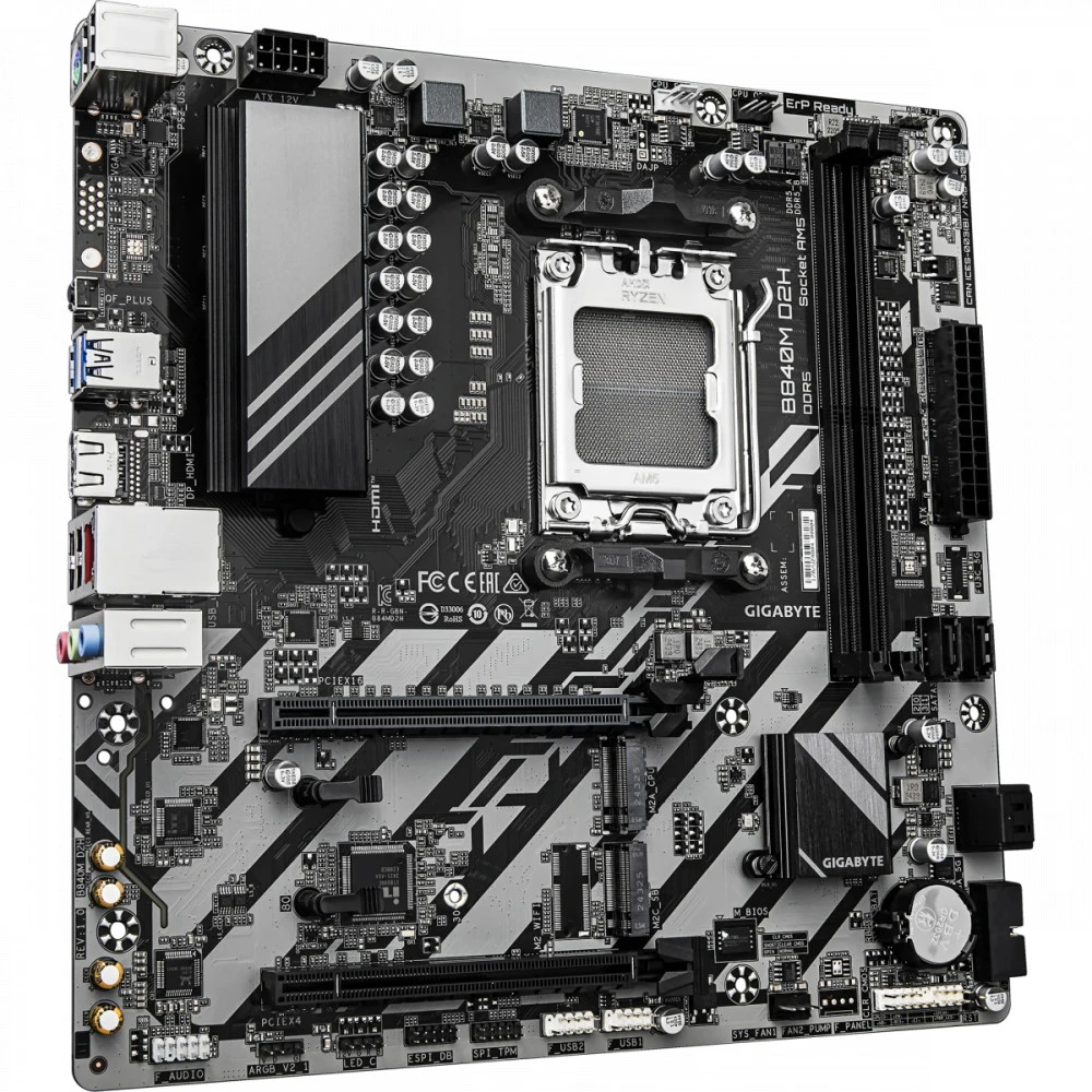Материнская плата Gigabyte B840M D2H Micro-ATX, AMD AM5
