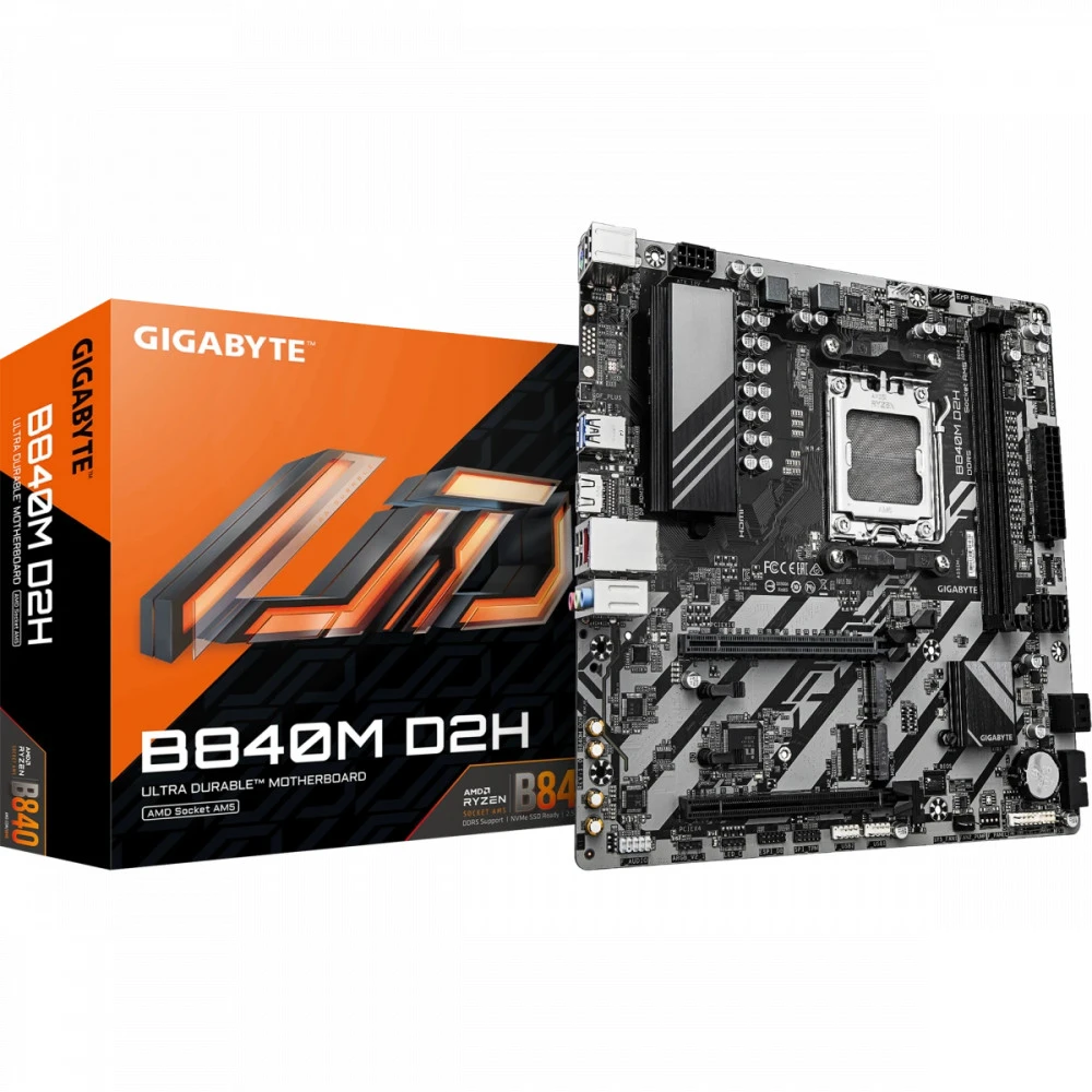 Материнская плата Gigabyte B840M D2H Micro-ATX, AMD AM5