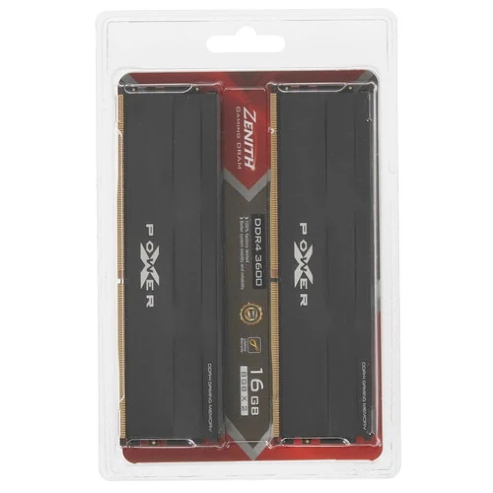 ОЗУ Silicon Power SP016GXLZU360BDC DIMM, DDR4, 16 Гб (2 х 8 Гб), 3600 МГц