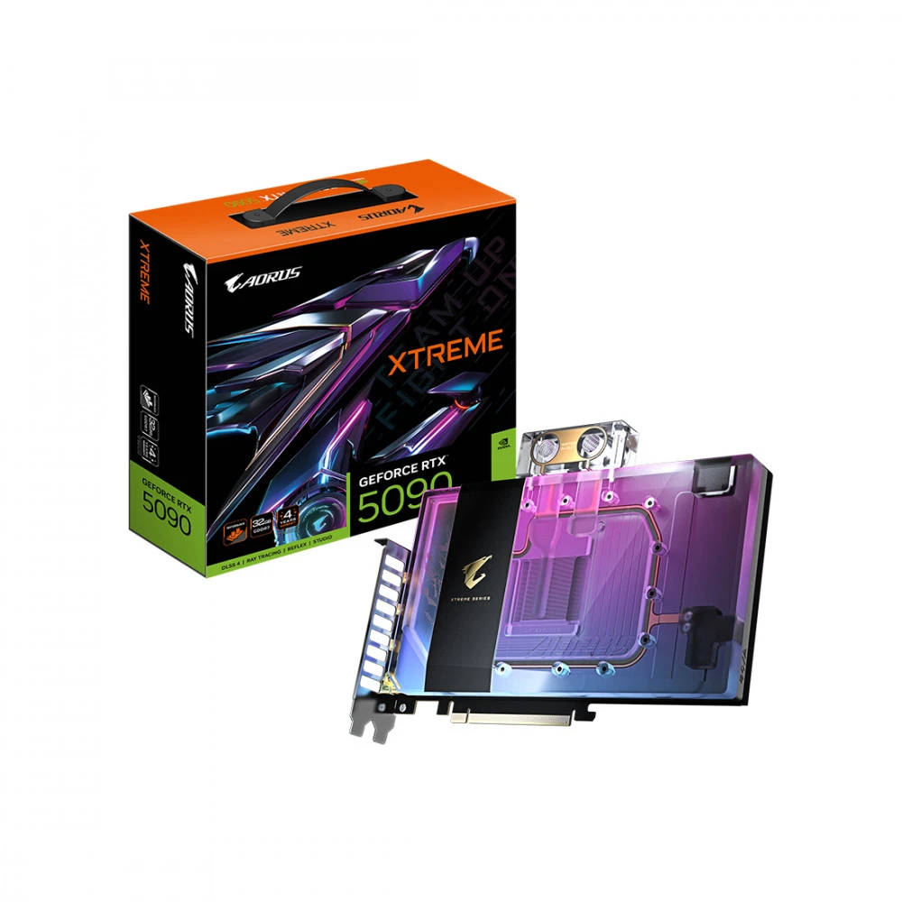 Видеокарта Gigabyte RTX5090 AORUS XTREME WATERFORCE WB 32G GV-N5090AORUSX WB-32GD 32 ГБ