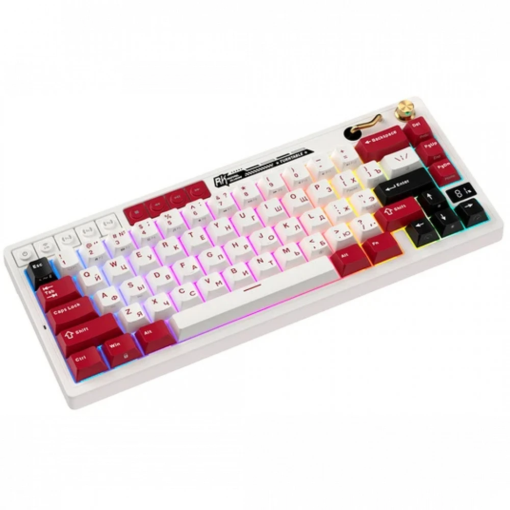 Клавиатура Royal Kludge M65 Famicom (Beige Switch) 6935280827105 Беспроводная, Bluetooth