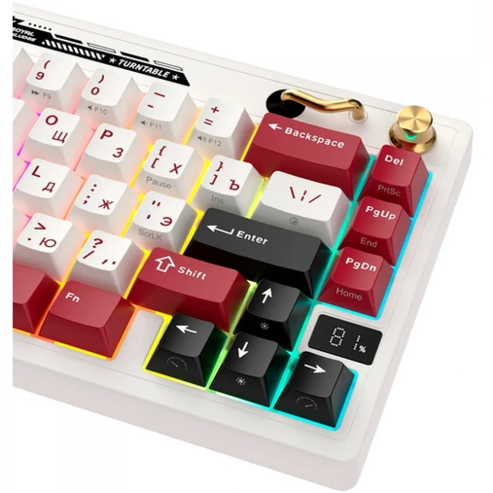 Клавиатура Royal Kludge M65 Famicom (Cream Switch) 6935280827099 Беспроводная, Bluetooth