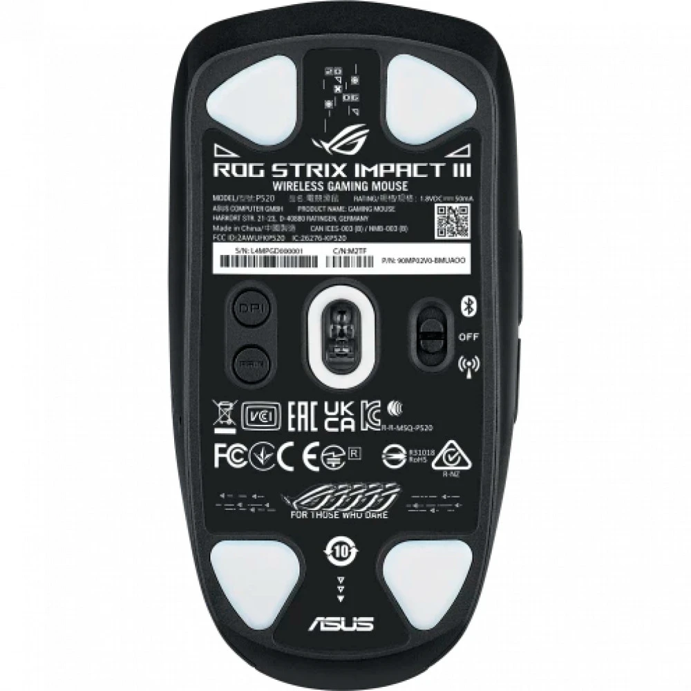 Мышь Asus P520 ROG Strix Impact III Wireless Black P520 ROG STRIX IMPACT III