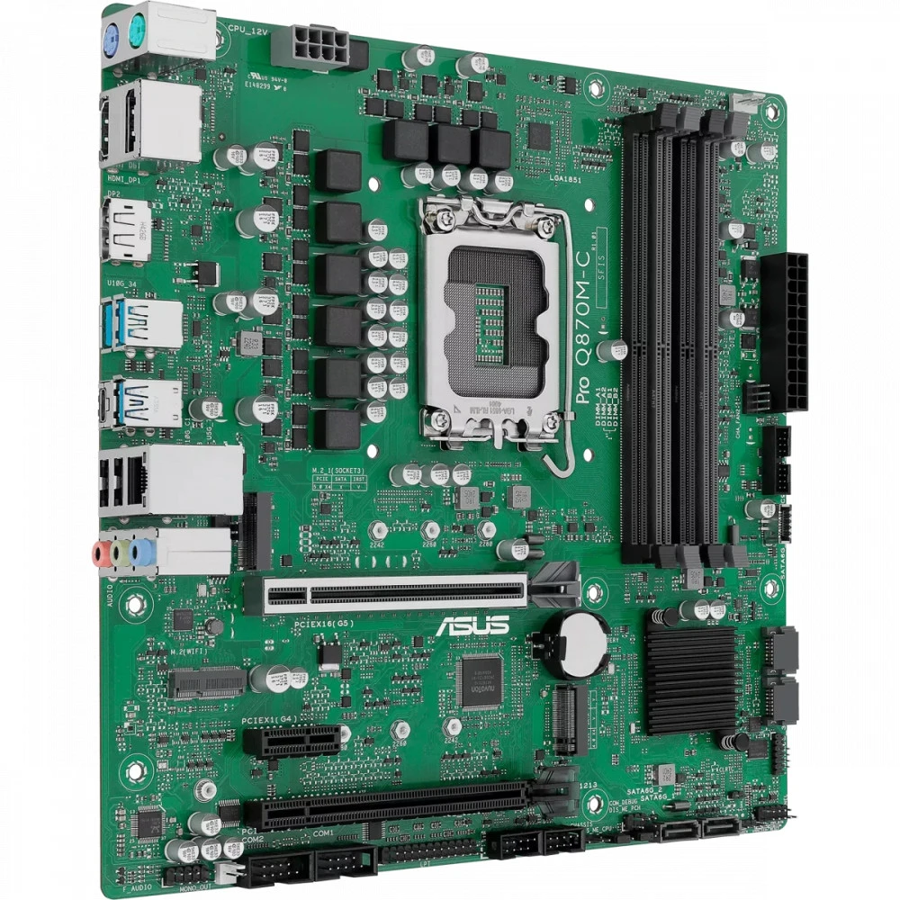 Материнская плата Asus PRO Q870M-C-CSM 90MB1KEP-M0EAYC Micro-ATX, LGA 1851