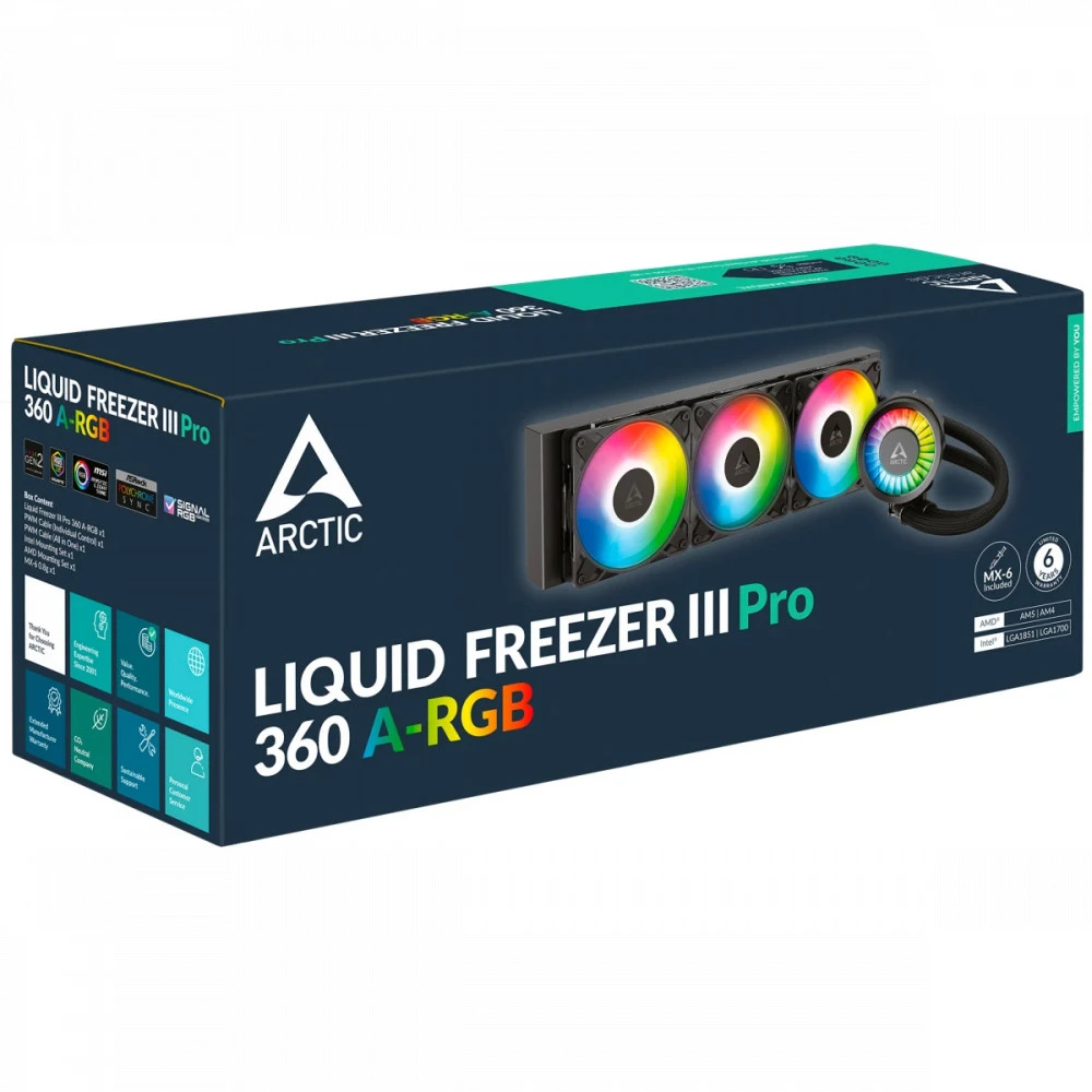Блок питания ARCTIC Cooling Liquid Freezer III Pro 360 ARGB Black ACFRE00184A