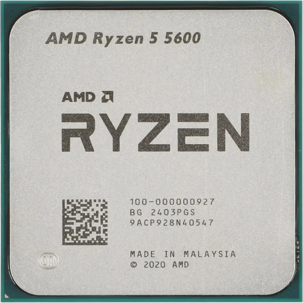 Процессор AMD Ryzen 5 5600 100-000000927 OEM 3.5 ГГц, 32 МБ, OEM