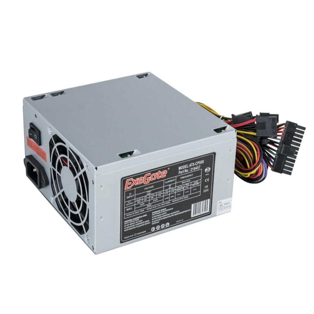 Блок питания ExeGate 500W ATX-CP500 OEM EX219457RUS 500 Вт