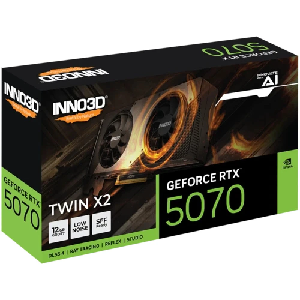 Видеокарта Inno3D GeForce RTX 5070 TWIN X2 N50702-12D7-195064N 12 ГБ