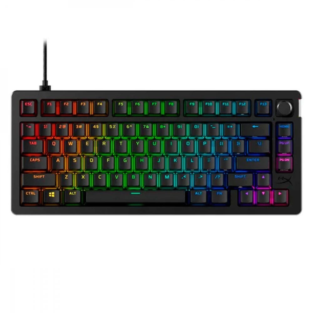 Клавиатура HyperX Alloy Rise 75, Black 7G7A4AA Проводная, USB