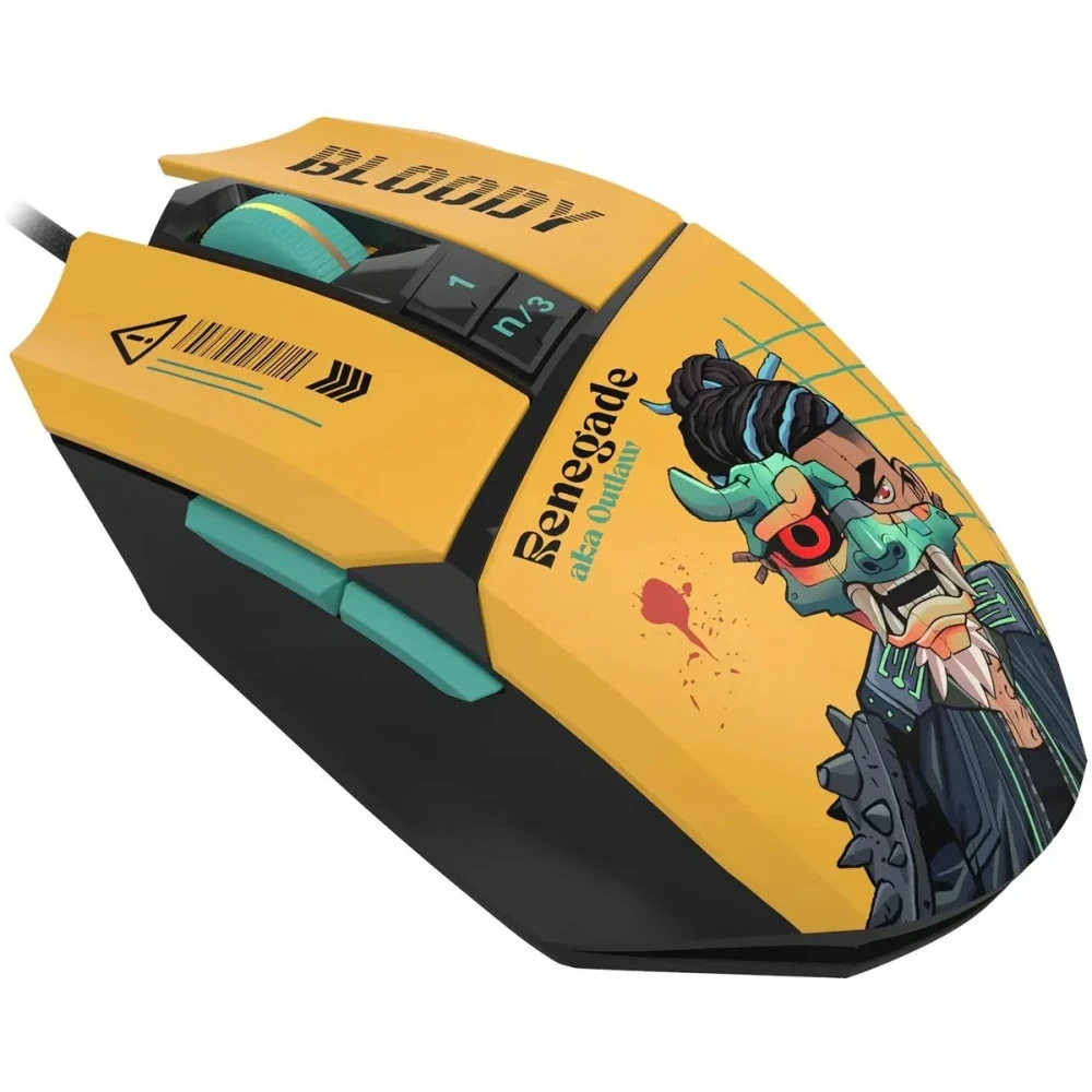 Мышь Bloody W63 Max Renegade Yellow Sunset W63 MAX/ RENEGADE SUNSET ACTIVATED