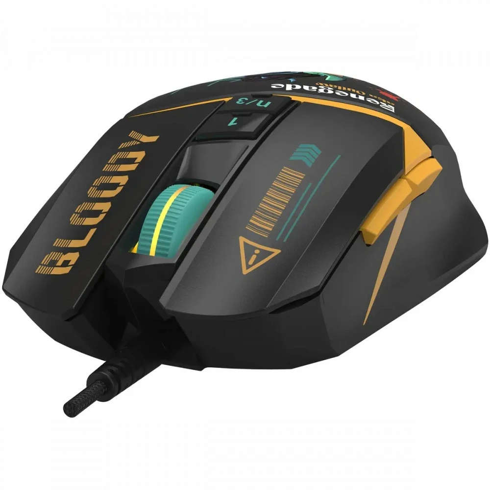 Мышь Bloody W63Max Renegade Black Midnight SAVAGE W63 MAX/ RENEGADE MIDNIGHT ACTIVATED