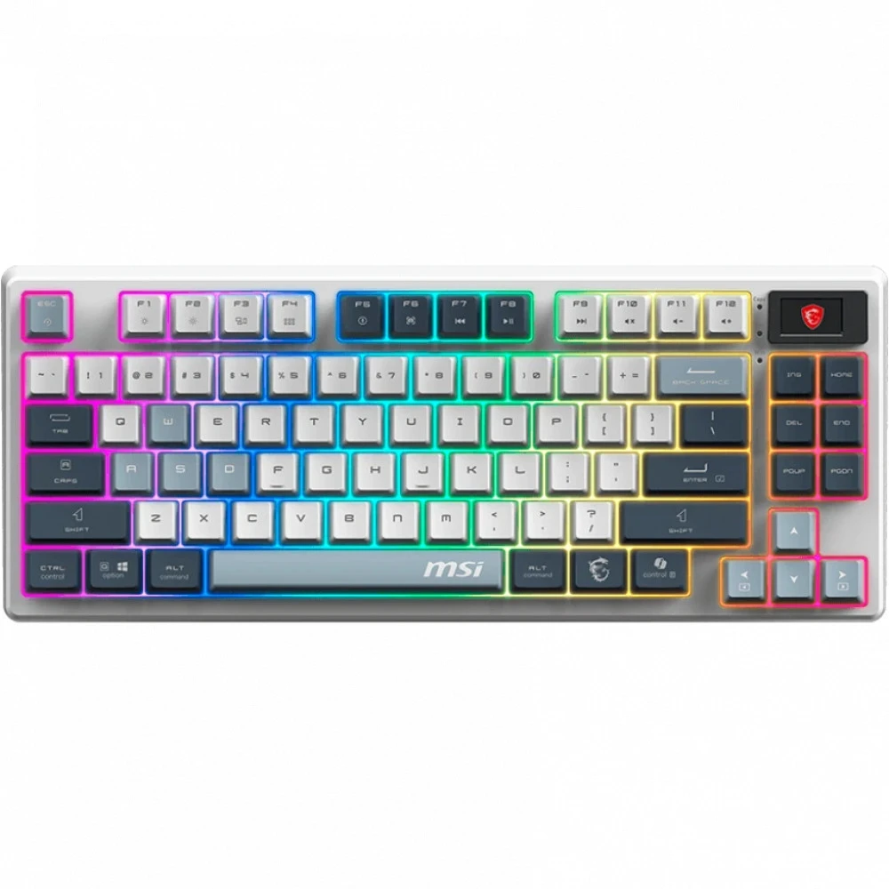 Клавиатура MSI Forge GK600 White S11-43RUP01-HH9 Беспроводная, Bluetooth