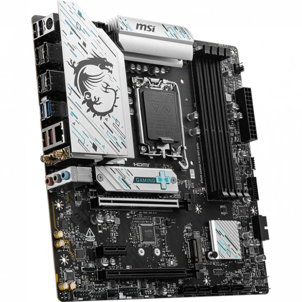 Материнская плата MSI B760M GAMING PLUS WIFI DDR4 B760M GAMING PLUS WIFI DDR4_ Micro-ATX, LGA 1700