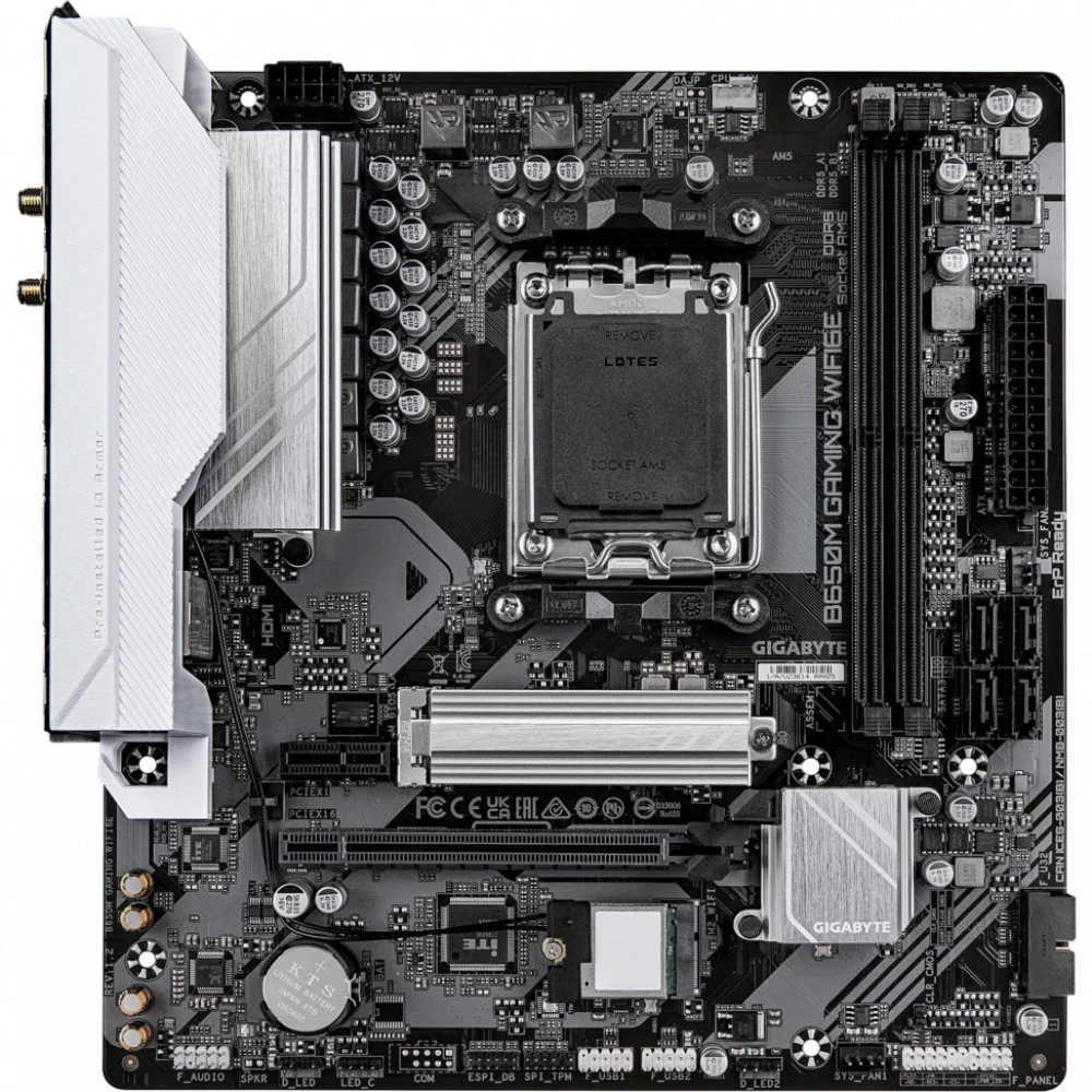 Материнская плата Gigabyte B650M GAMING WIFI6E Micro-ATX, AMD AM5