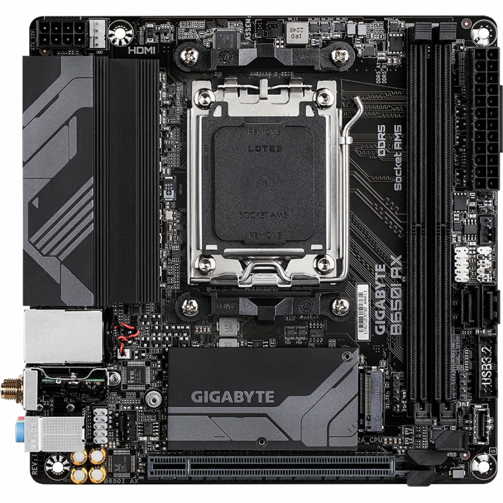Материнская плата Gigabyte B650I AX Mini-ATX, AMD AM5