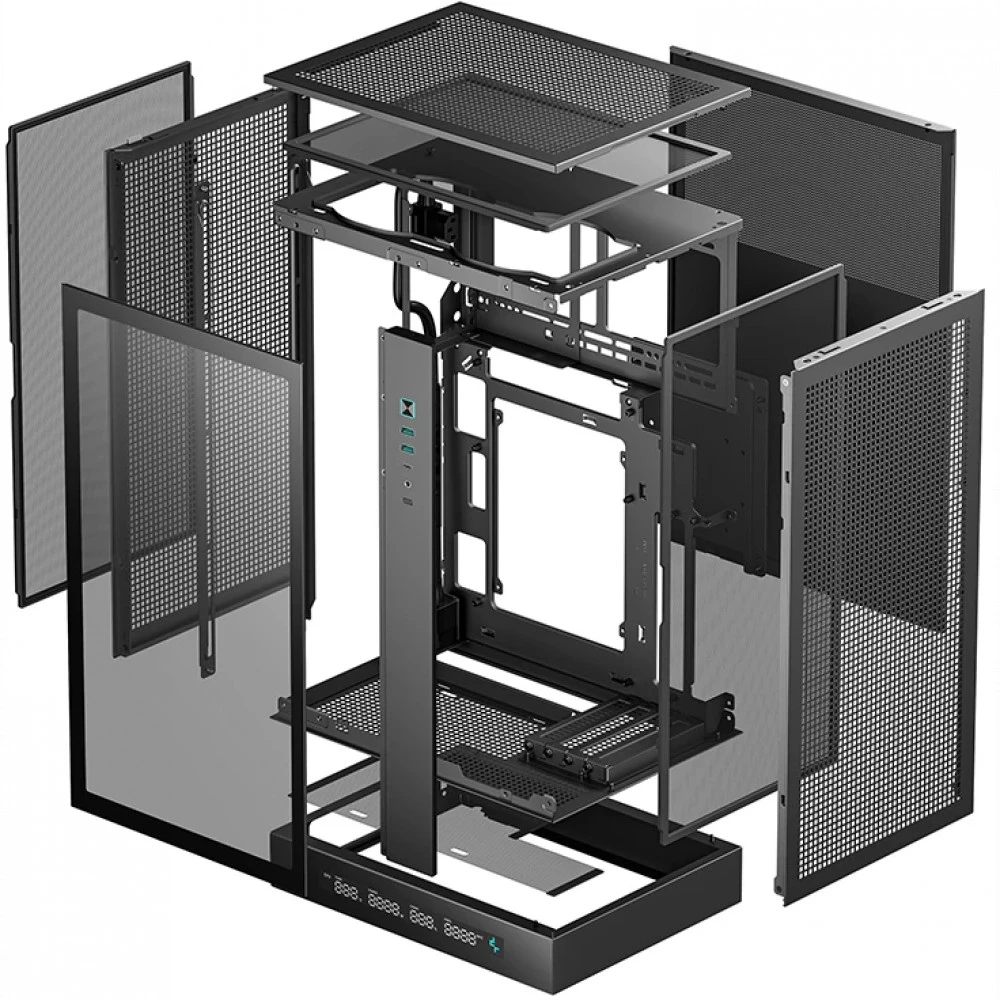 Корпус Deepcool CH270 Digital Black R-CH270-BKNDM0-G-1 Mini-Tower