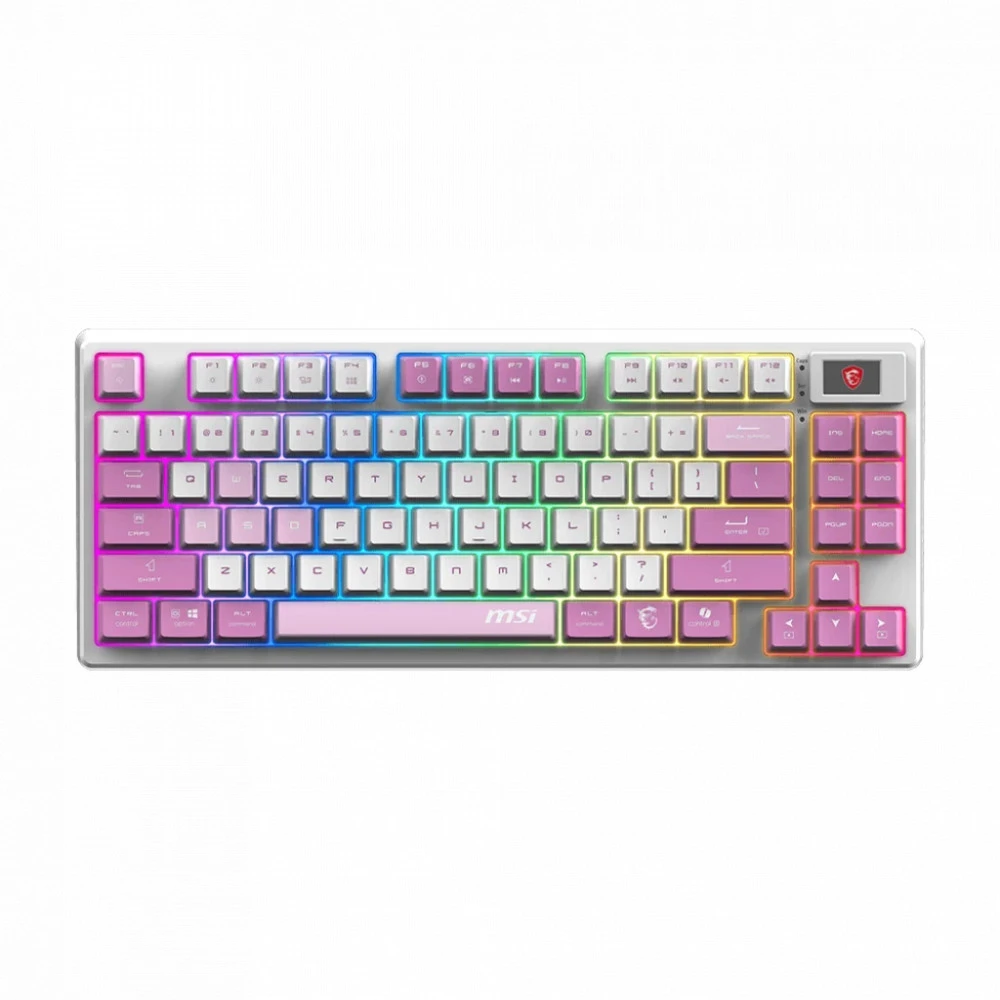 Клавиатура MSI FORGE GK600 TKL W VIOLET RU Беспроводная, USB