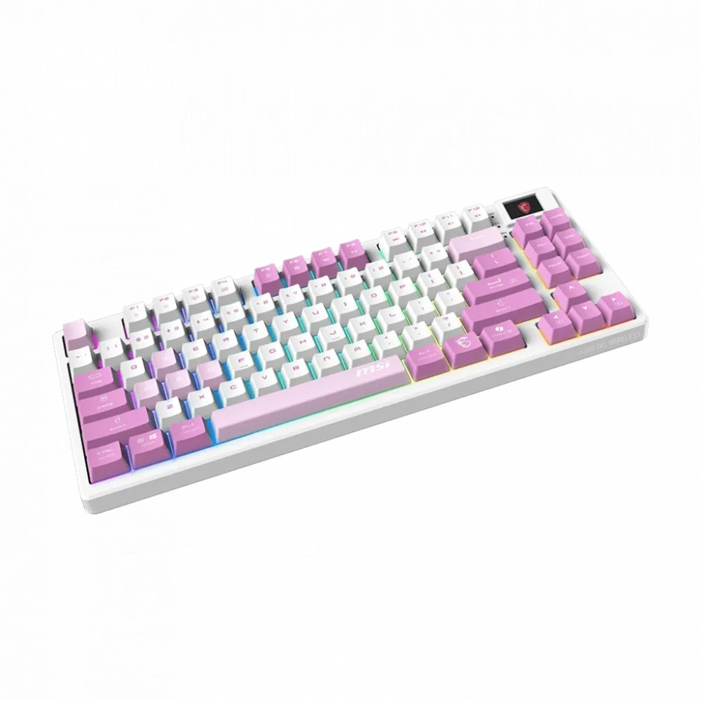 Клавиатура MSI FORGE GK600 TKL W VIOLET RU Беспроводная, USB