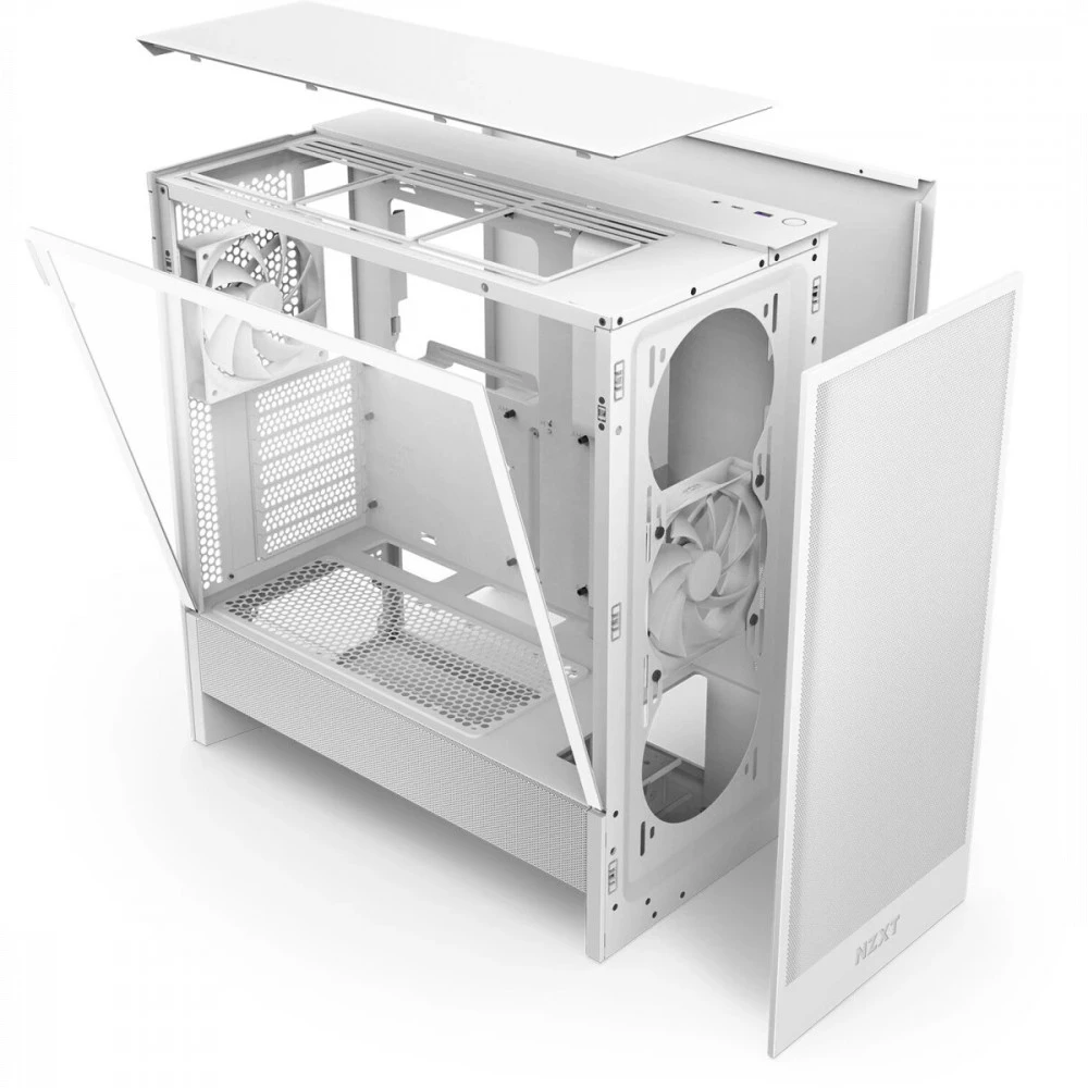 Корпус NZXT H5 Flow White CC-H52FW-01 Mid-Tower