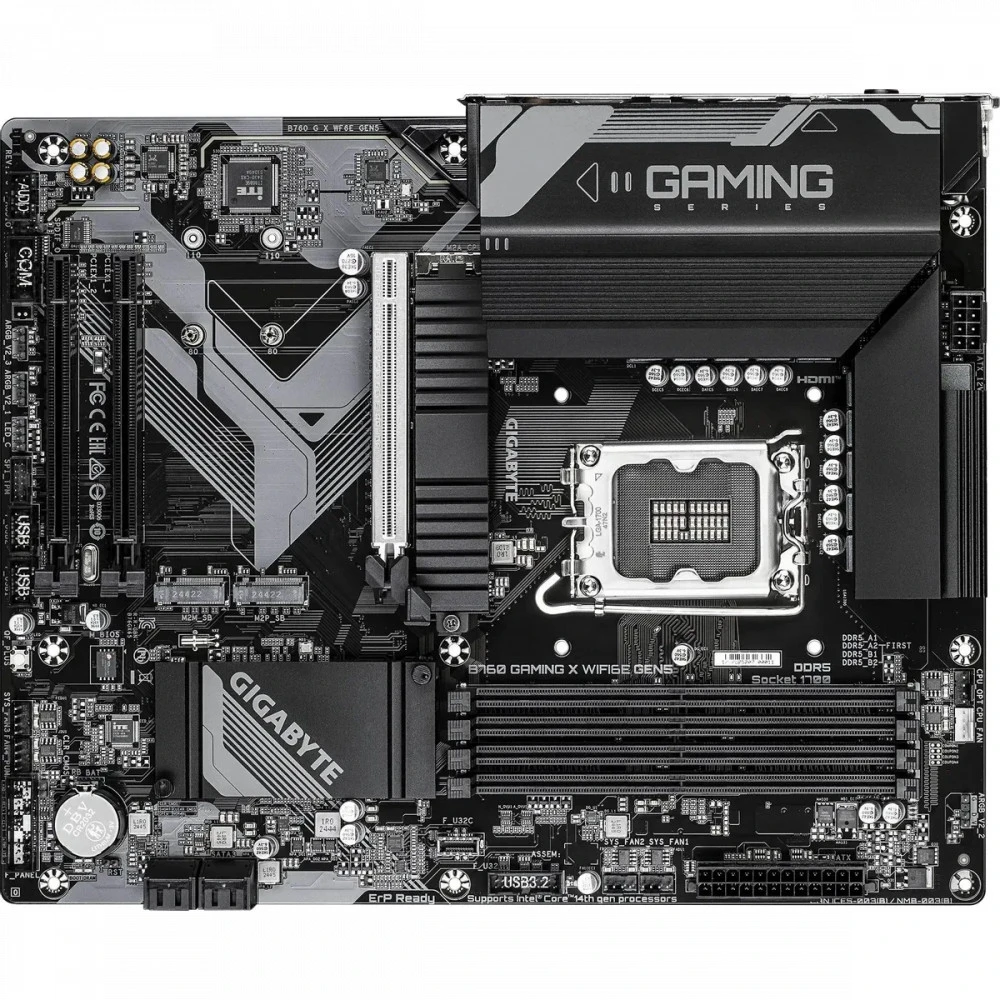 Материнская плата Gigabyte B760 G X WF6E GEN5 ATX, LGA 1700