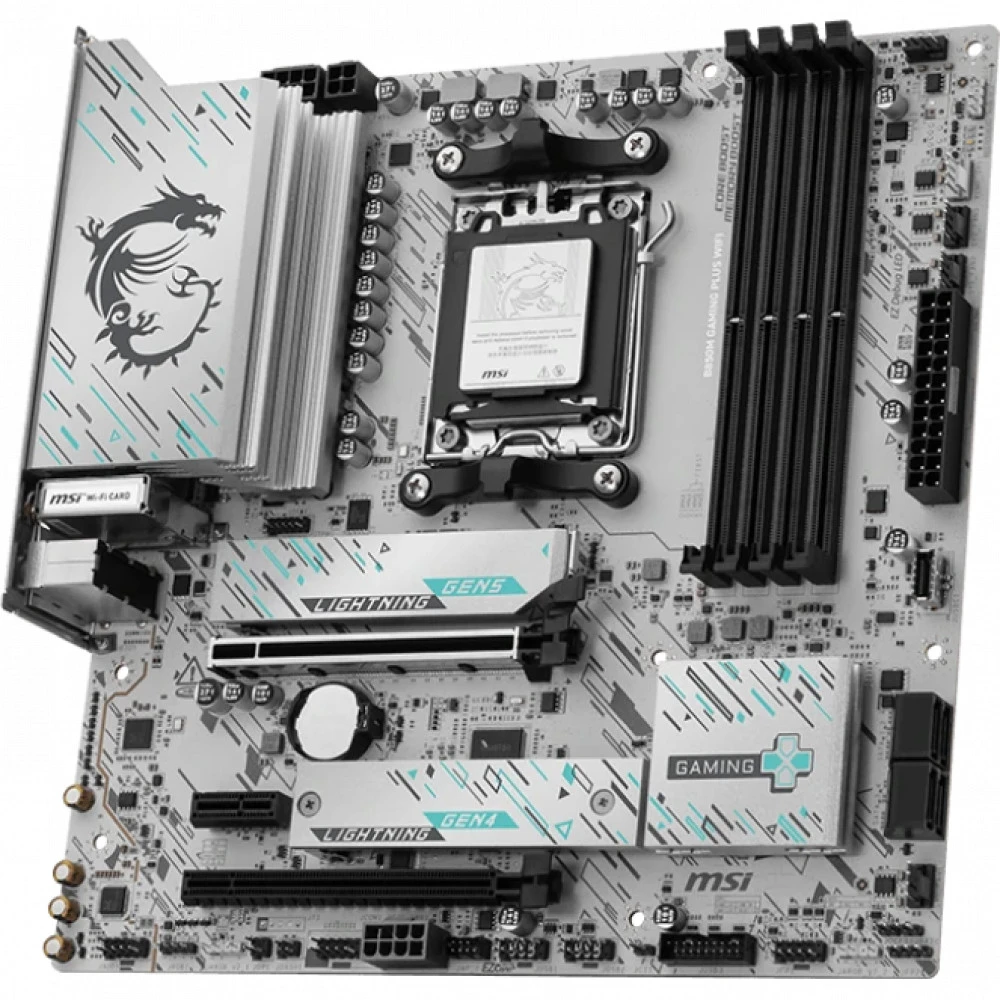 Материнская плата MSI B850M GAMING PLUS WIFI Micro-ATX, AMD AM5