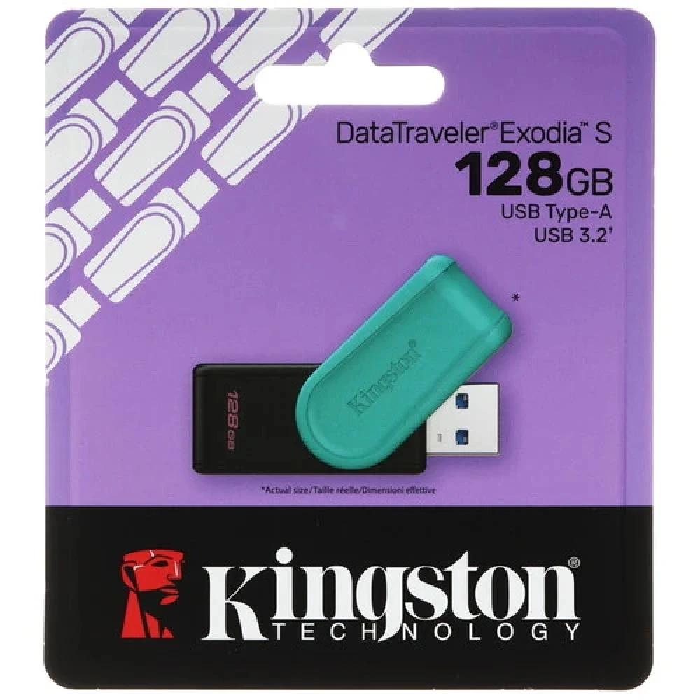 USB флешка (Flash) Kingston DataTraveler Exodia S DTXS/128GB 128 ГБ