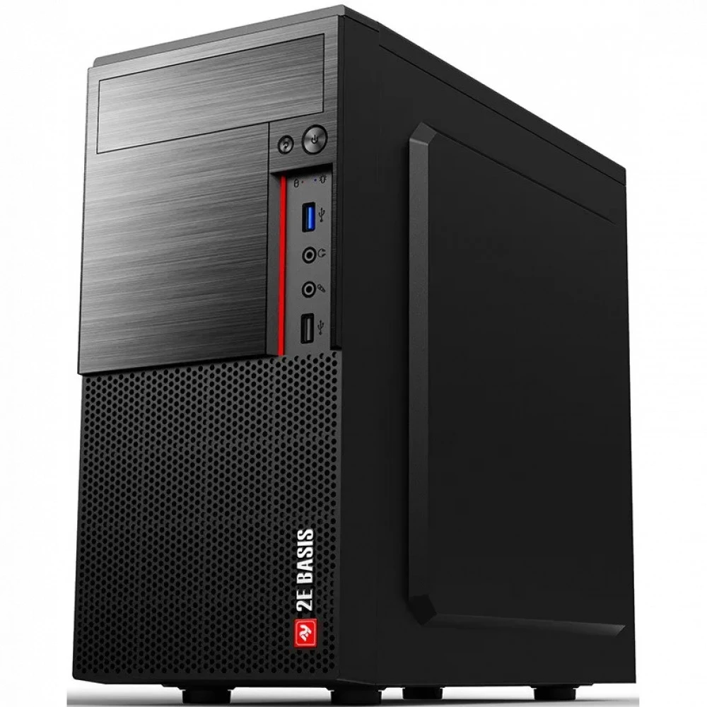 Корпус 2E Basis RD860-3U Black 2E-RD860-3U Mini-Tower