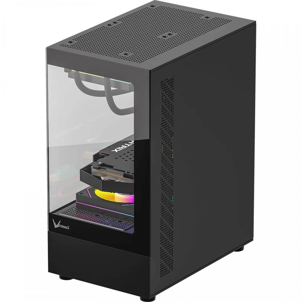 Корпус Formula Crystal Z1CM Plus FR Black CRYSTAL Z1CM + FR Mini-Tower