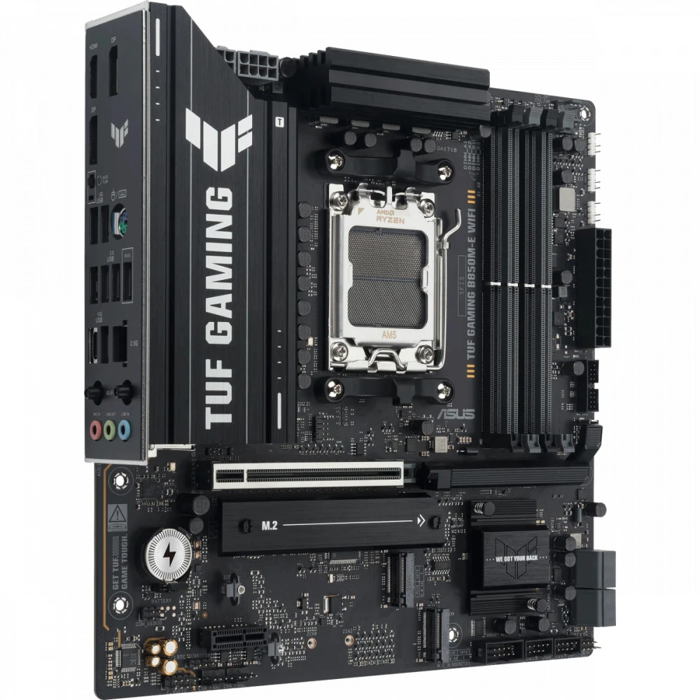 Материнская плата Asus TUF GAMING B850M-E WIFI Micro-ATX, AMD AM5
