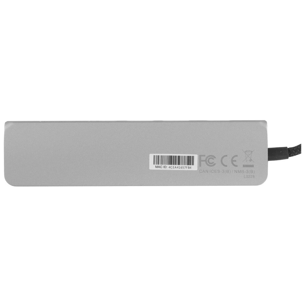 Док-станция Satechi 7-in-1 USB-C Slim Multiport Adapter with Ethernet ST-P7SM