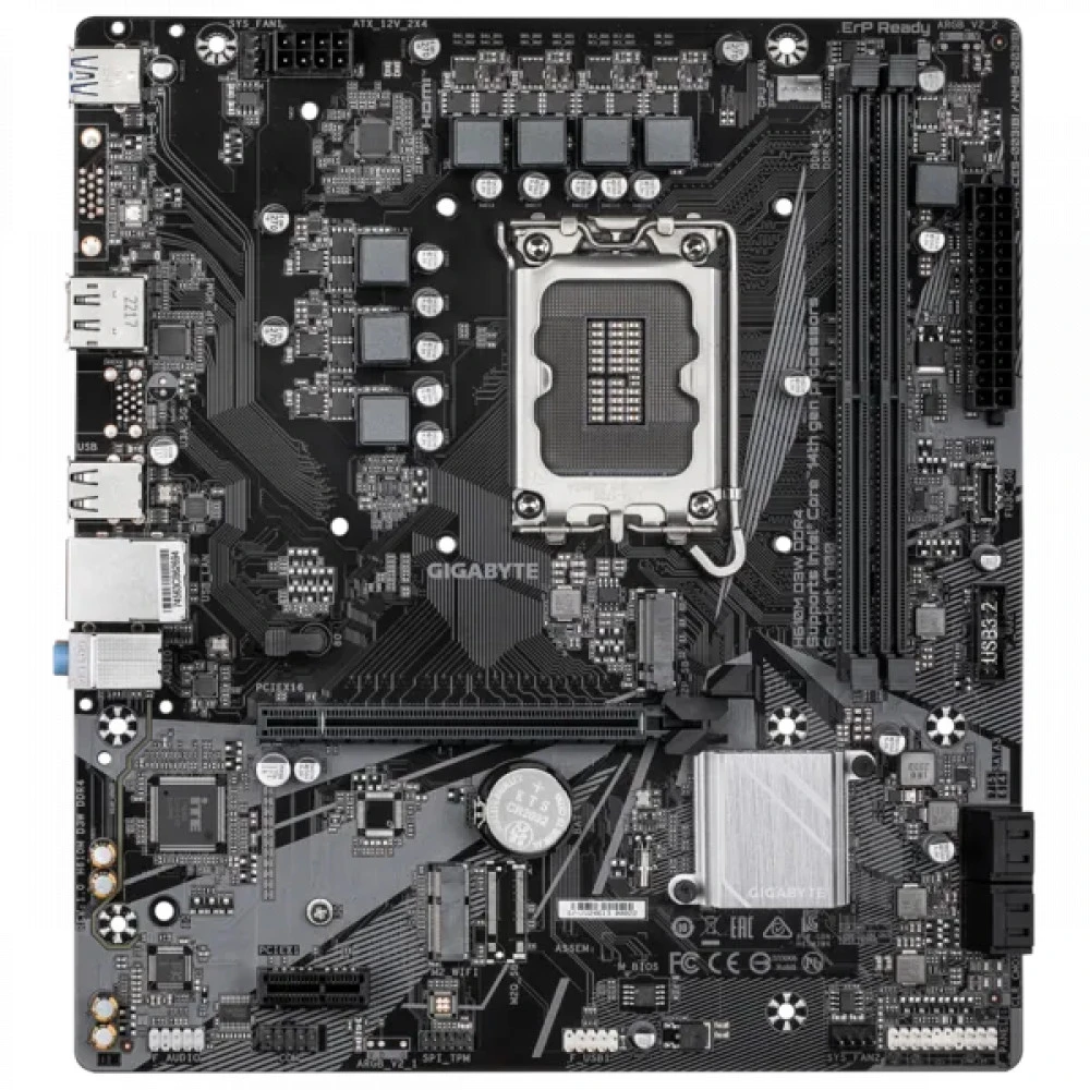 Материнская плата Gigabyte H610M D3W DDR4 Micro-ATX, LGA 1700