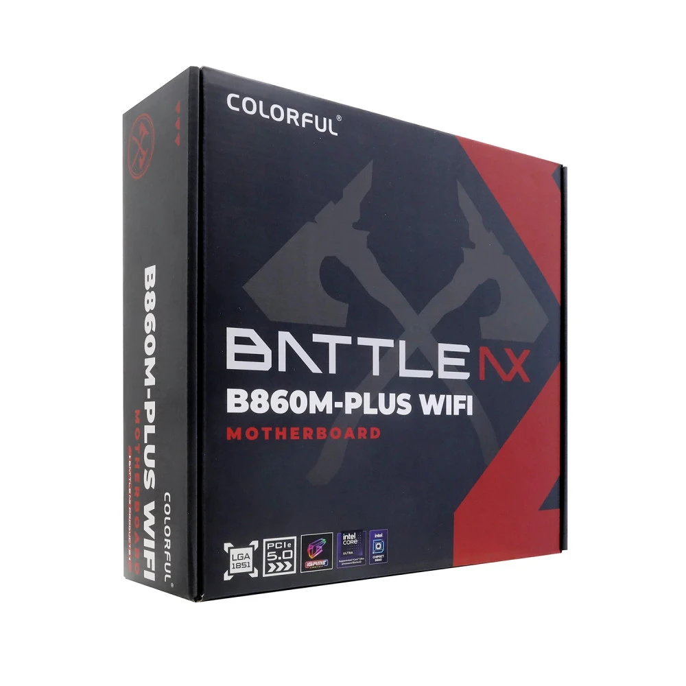 Материнская плата Colorful BATTLE-AX B860M-PLUS WIFI V20 Micro-ATX, LGA 1851
