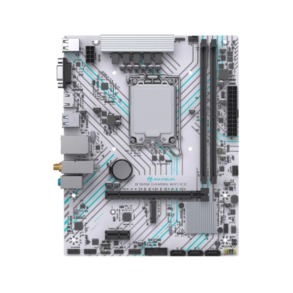 Материнская плата Maxsun B760M Gaming WIFI Ice MS-B760M GAMING WIFI ICE Micro-ATX, LGA 1700