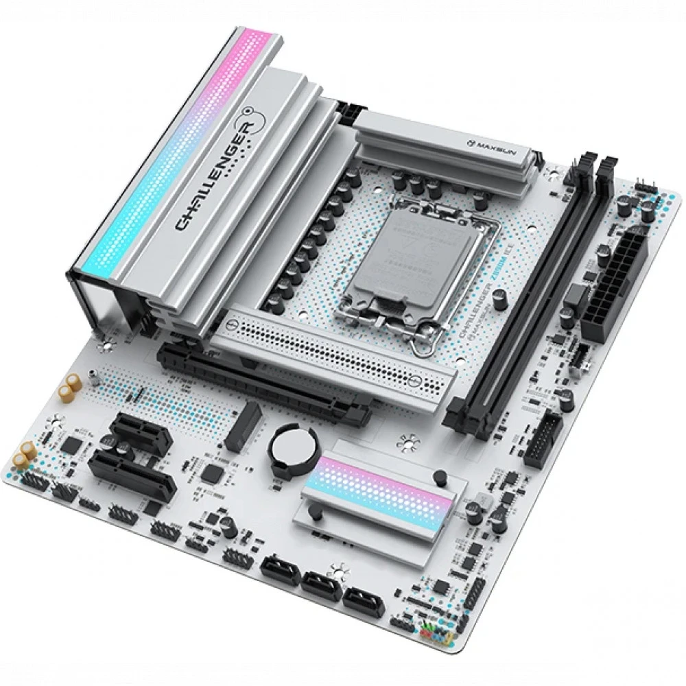 Материнская плата Maxsun  Challenger Z890M WIFI ICE MS-Challenger Z890M WIFI ICE Micro-ATX, LGA 1851