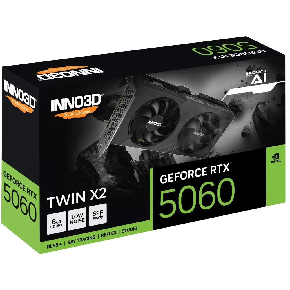 Видеокарта Inno3D RTX 5060 TWIN X2 N50602-08D7-195071N 8 ГБ