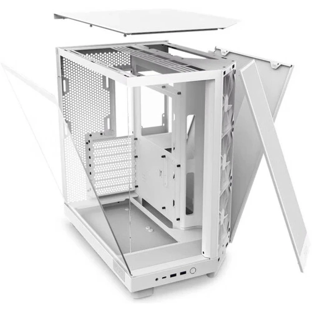 Корпус NZXT H6 Flow White CC-H61FW-01 Mid-Tower