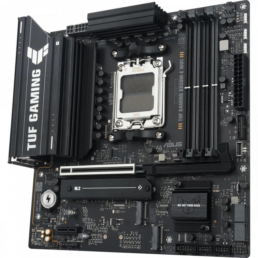Материнская плата Asus TUF GAMING B850M-E WIFI 90MB1LS0-M0EAY0 Micro-ATX, AMD AM5