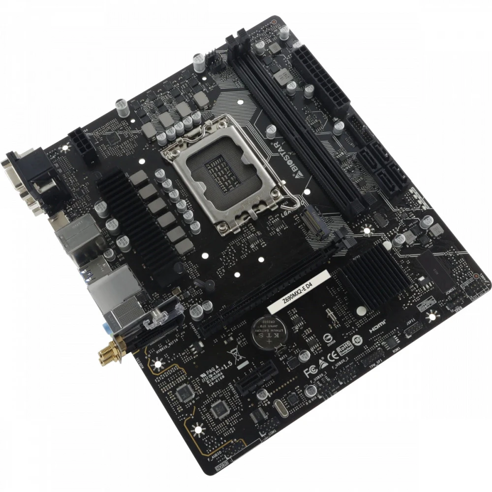 Материнская плата BIOSTAR Z690MX2-E D4 Micro-ATX, LGA 1700