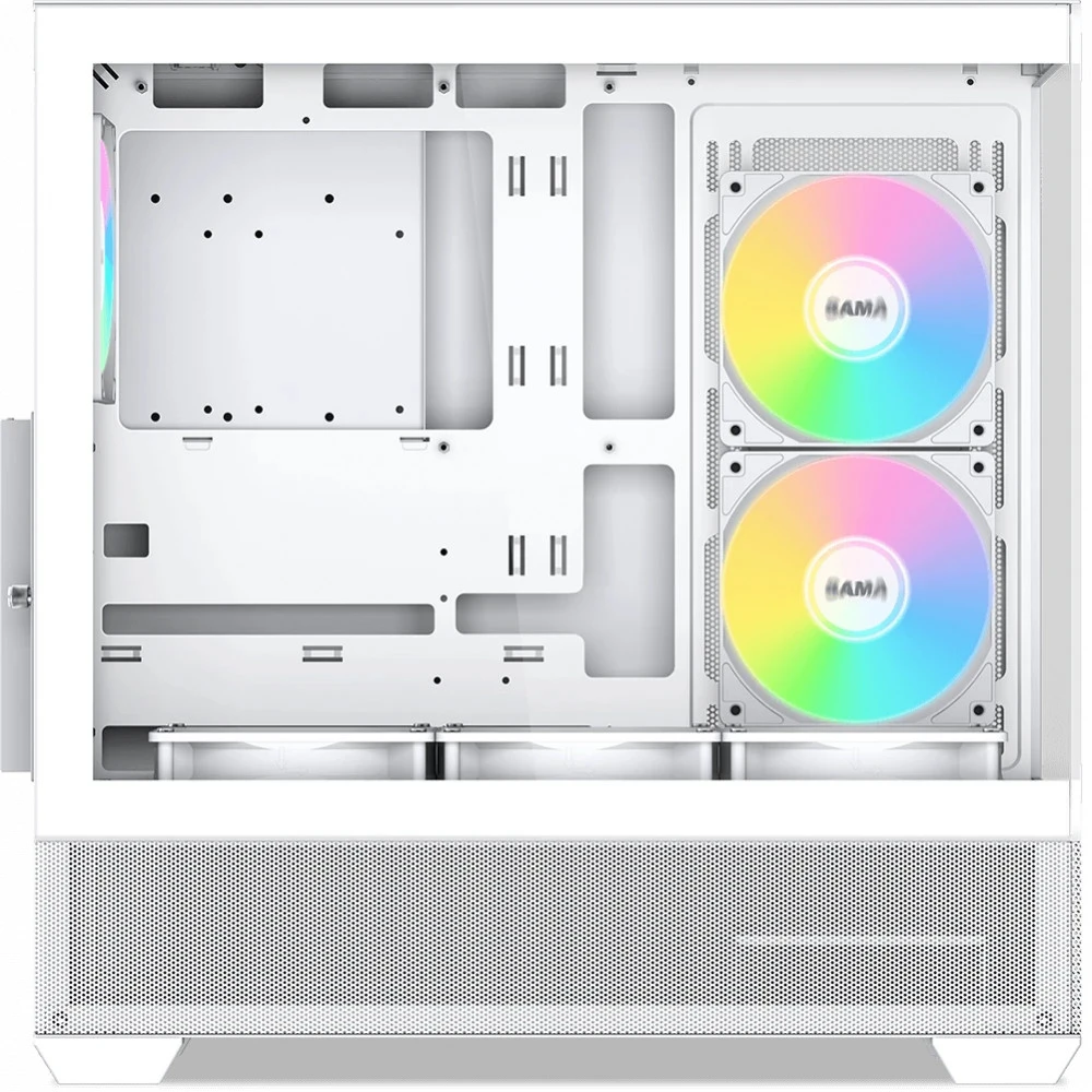 Корпус Sama V40 White V40-WHADA6X1-GL Mid-Tower