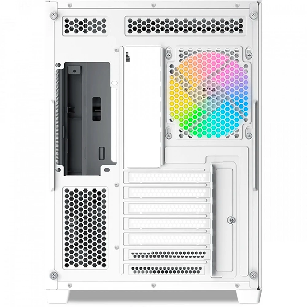 Корпус Sama V60 White V60-WHADA7X1-GL Mid-Tower