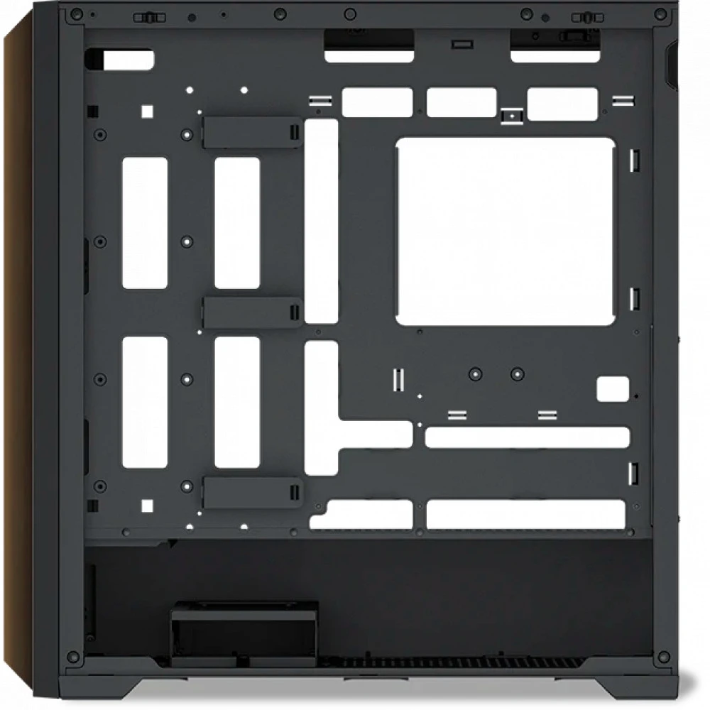Корпус Sama Z60 Black Z60-BKAWA4X1-GL Mid-Tower