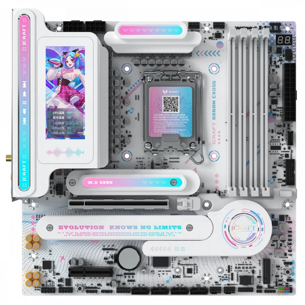 Материнская плата Maxsun MS-iCraft B860M CROSS PRO 6940709661710 Micro-ATX, LGA 1851
