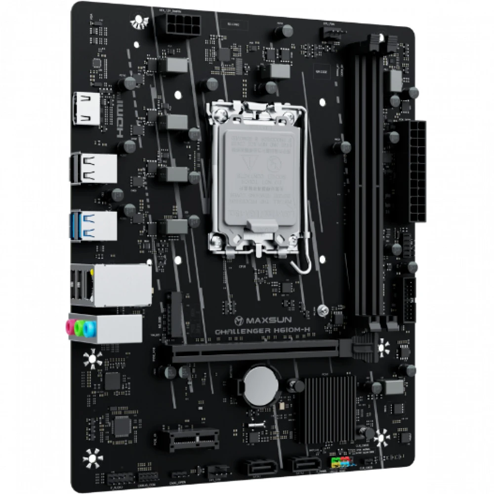 Материнская плата Maxsun  Challenger H610M-H V1 6940709662175 Micro-ATX, LGA 1700