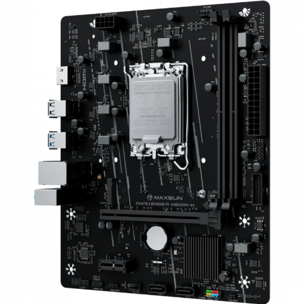 Материнская плата Maxsun  Challenger H610M-H V1 6940709662175 Micro-ATX, LGA 1700