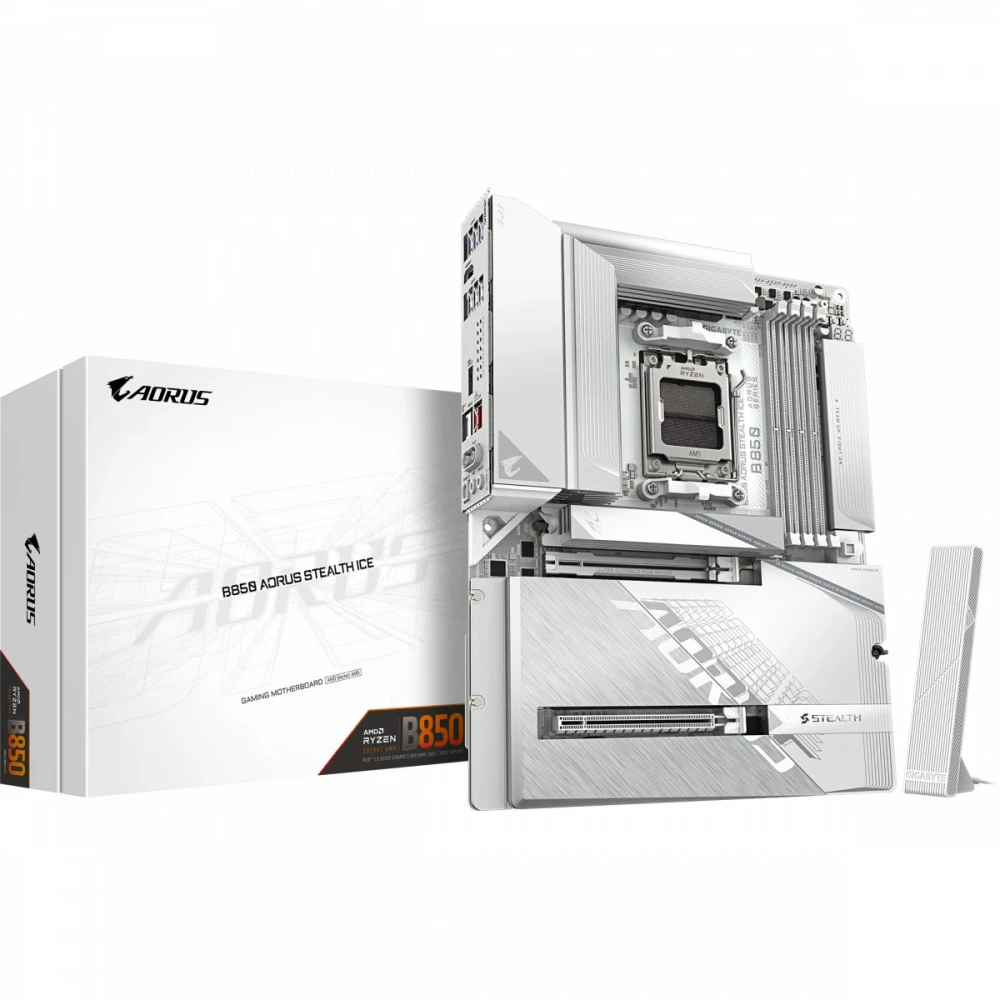 Материнская плата Gigabyte B850 AORUS STEALTH ICE ATX, AMD AM5