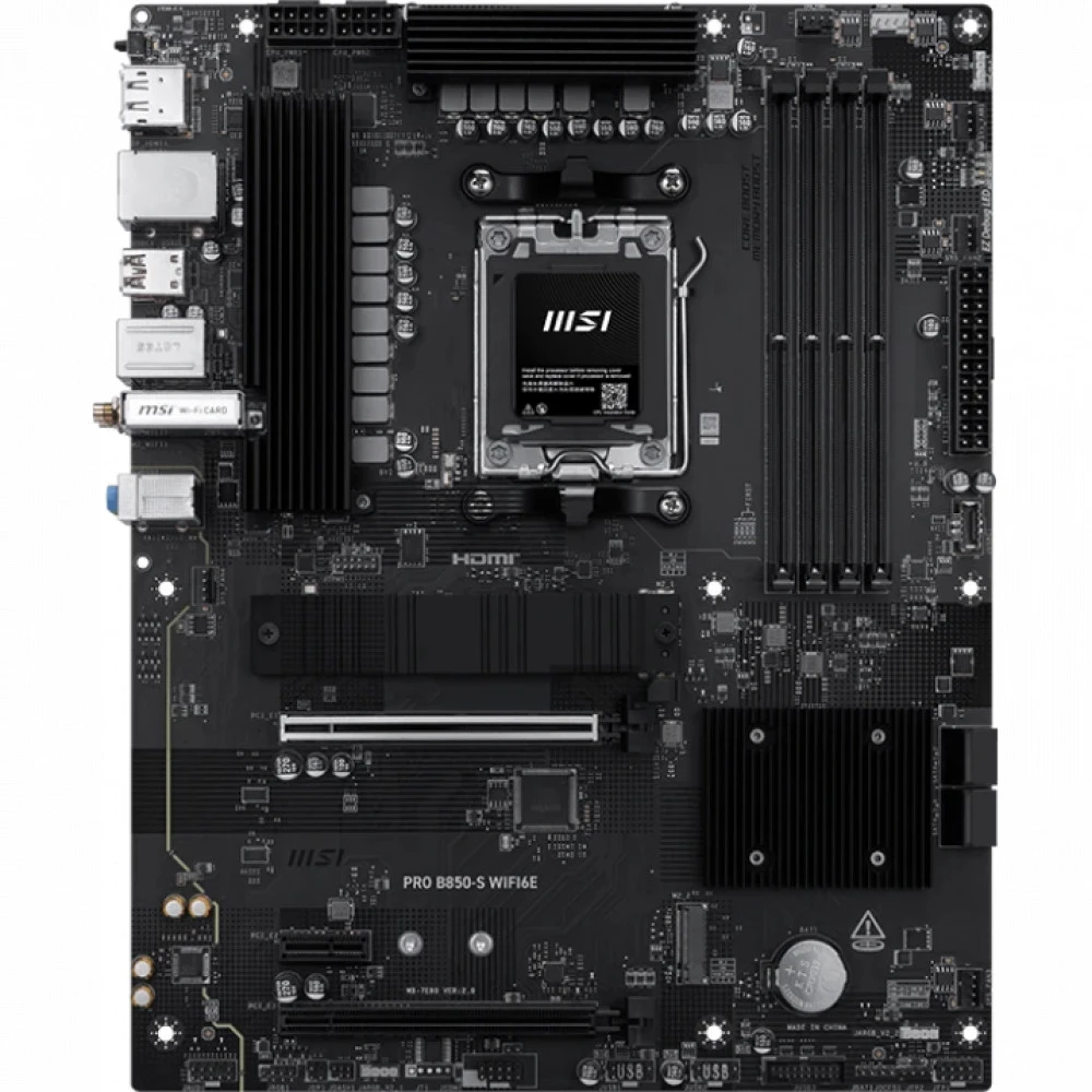 Материнская плата MSI PRO B850-S WIFI6E ATX, AMD AM5