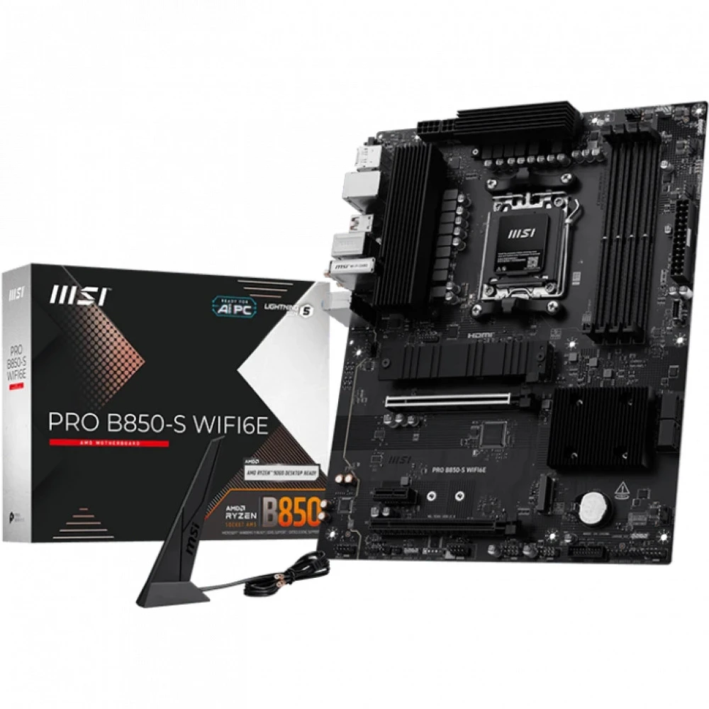 Материнская плата MSI PRO B850-S WIFI6E ATX, AMD AM5