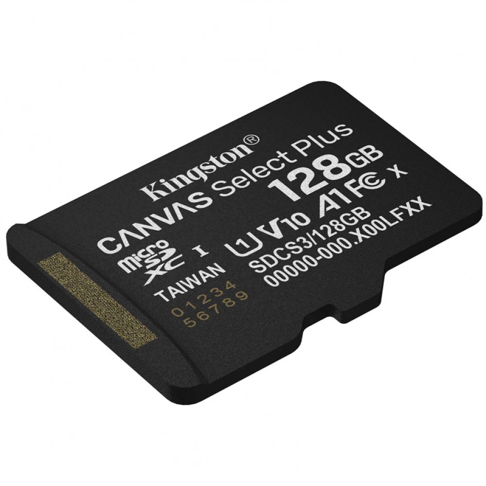 Флеш (Flash) карты Kingston Canvas Select Plus A1 U1 V10 SDCS3/128GBSP 128 ГБ